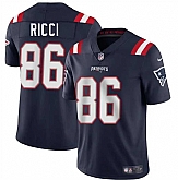Men & Women & Youth New England Patriots #86 Giovanni Ricci Navy 2025 Vapor Limited Stitched Jersey,baseball caps,new era cap wholesale,wholesale hats